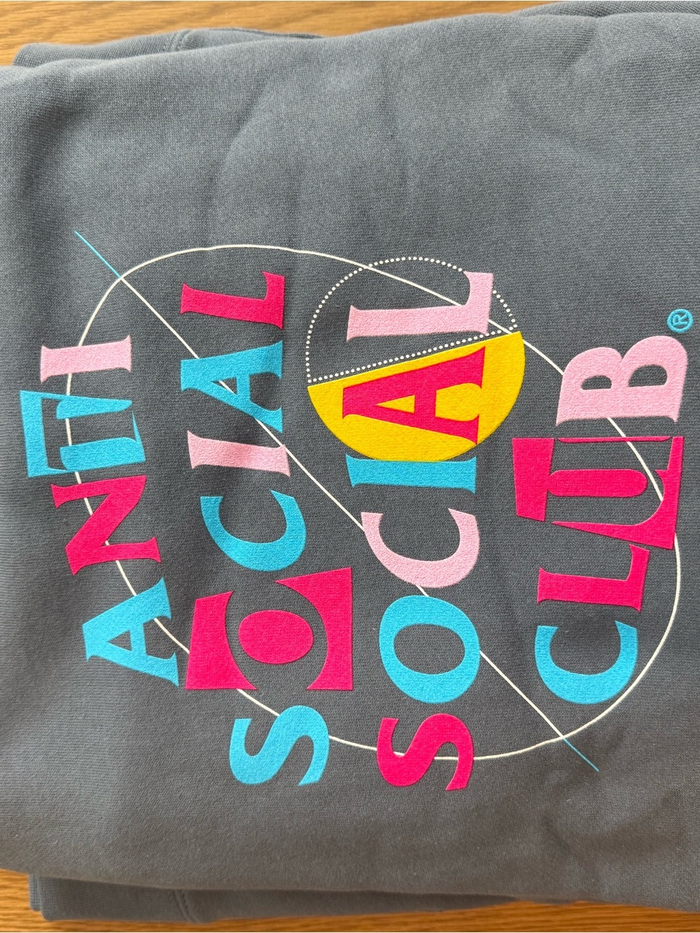 NWT Anti Social Social Club Multicolor Logo Hoodie 2XL